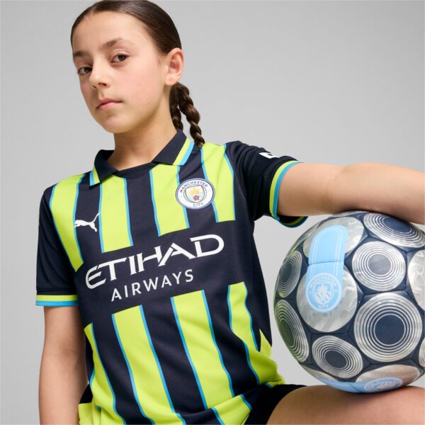 Maillot Manchester City Extérieur Junior 2024/25 Bleu - Image 3