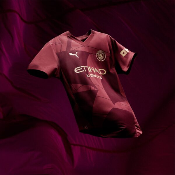 Maillot Manchester City Third Junior 2024/25 Rouge - Image 8