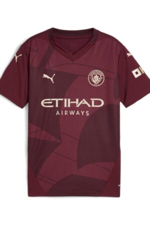 Maillot Manchester City Third Junior 2024/25 Rouge