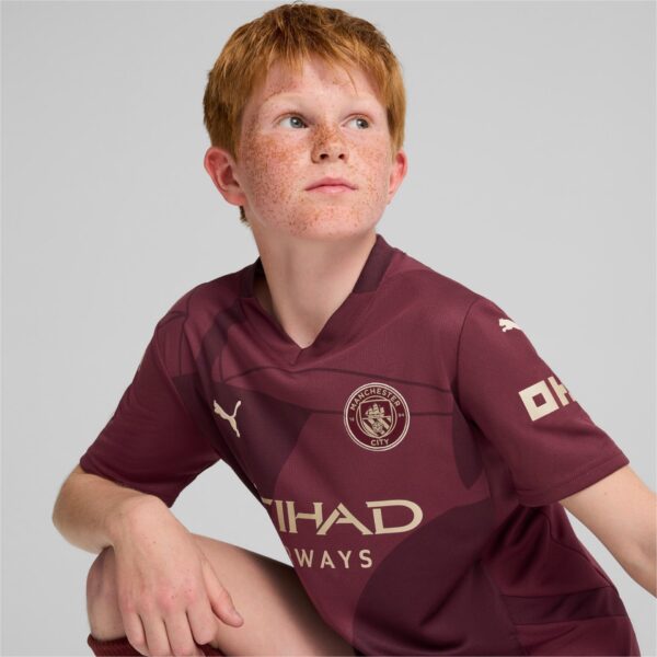 Maillot Manchester City Third Junior 2024/25 Rouge - Image 3