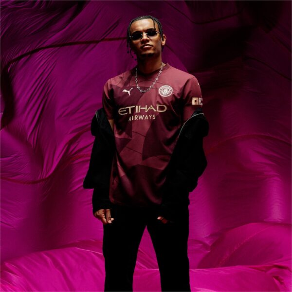 Maillot Manchester City Third Junior 2024/25 Rouge - Image 7