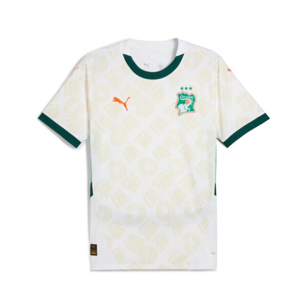 Maillot Côte d'Ivoire Extérieur Homme 2025 Blanc