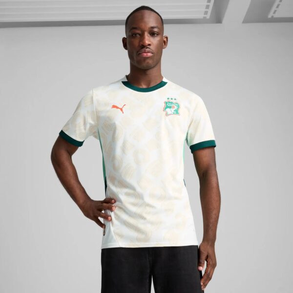 Maillot Côte d'Ivoire Extérieur Homme 2025 Blanc - Image 3