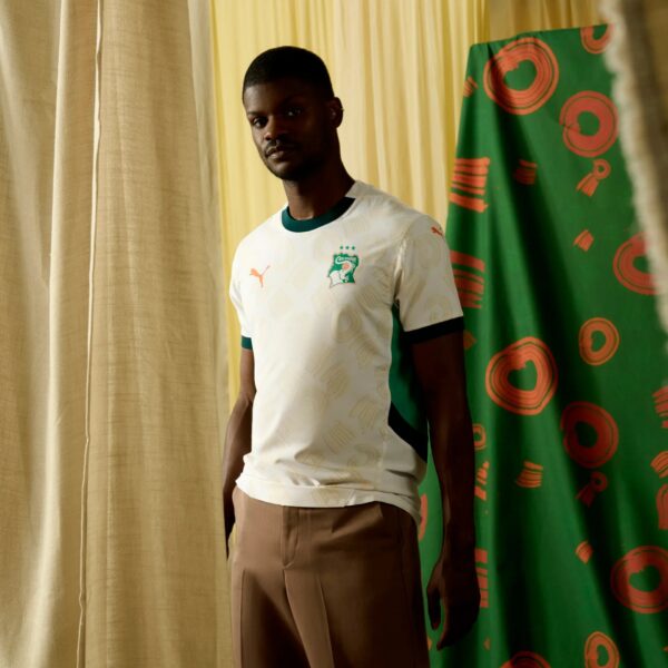 Maillot Côte d'Ivoire Extérieur Homme 2025 Blanc - Image 2