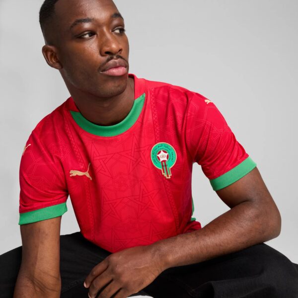 Maillot Maroc Domicile Homme 2025 Rouge - Image 3
