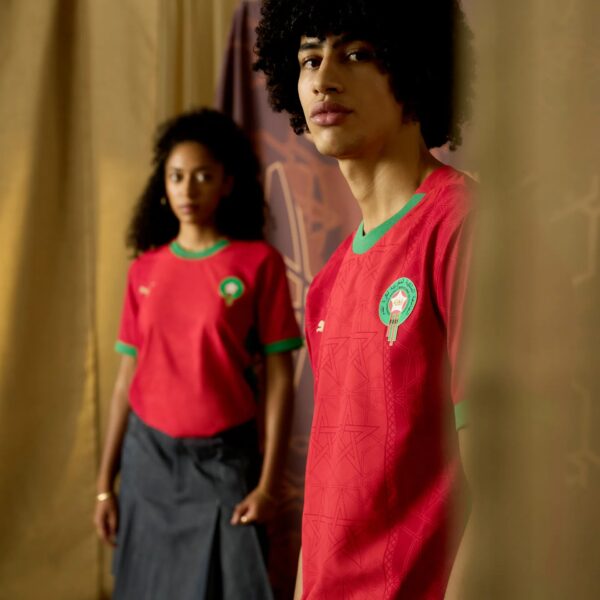 Maillot Maroc Domicile Homme 2025 Rouge - Image 4
