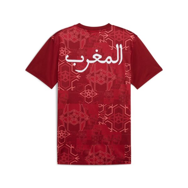 Maillot Maroc Pre-match Homme 2025 Rouge - Image 2