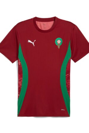 Maillot Maroc Pre-match Homme 2025 Rouge