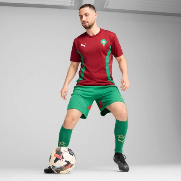 Maillot Maroc Pre-match Homme 2025 Rouge - Image 7