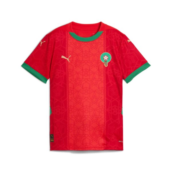 Maillot Maroc Domicile Junior 2025 Rouge