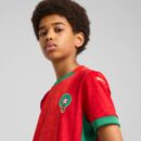 Maillot Maroc Domicile Junior 2025 Rouge
