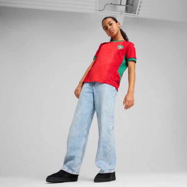 Maillot Maroc Domicile Junior 2025 Rouge - Image 6