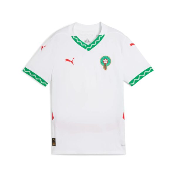 Maillot Maroc Extérieur Junior 2025 Blanc