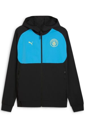 Veste à Capuche Manchester City PUMATECH Homme 2024/25 Noir