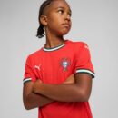 Maillot Portugal Domicile Junior 2025/26 Rouge