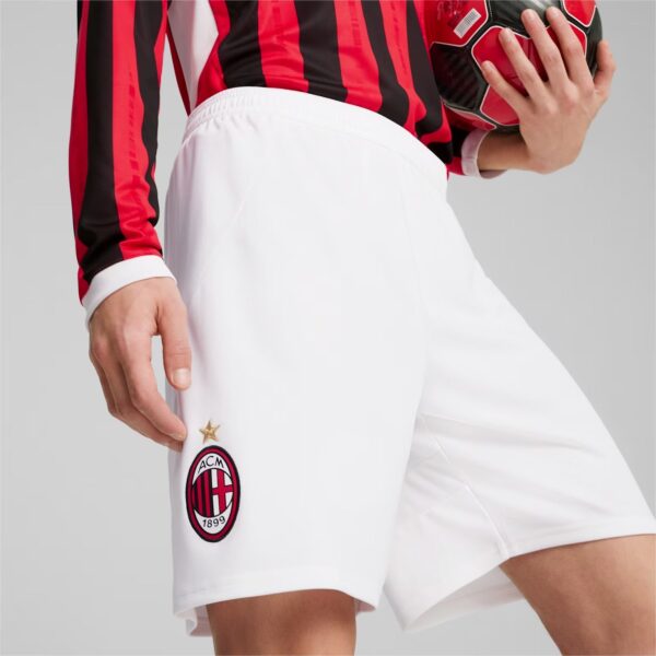 Short AC Milan Domicile Homme 2024/25 Blanc - Image 3