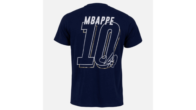 T-shirt Équipe de France Mbappé n°10 Junior 2024 Bleu ( FFF )