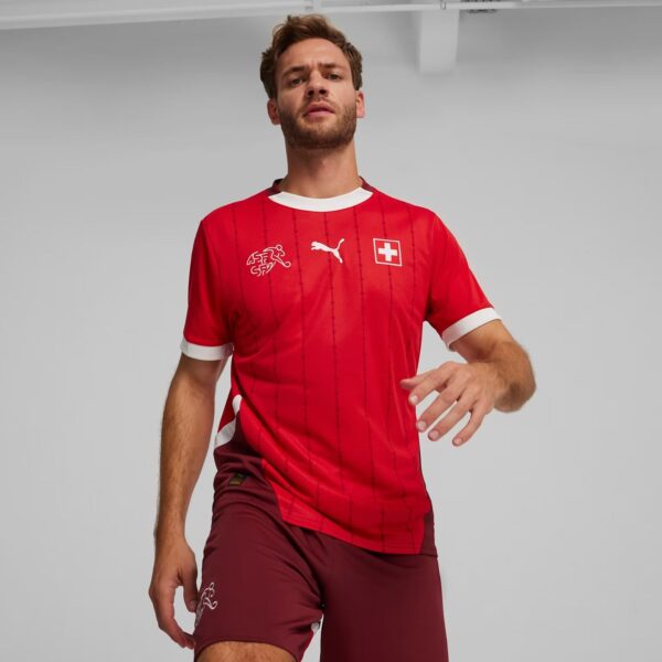 Maillot Suisse Domicile Homme 2024/25 Rouge - Image 2