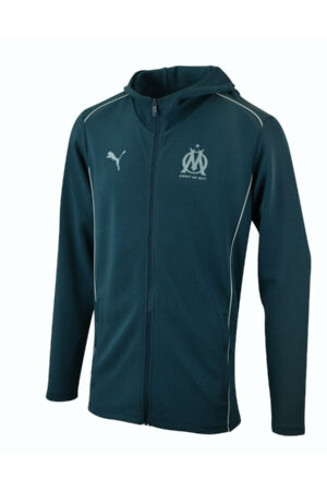 Veste à Capuche OM Casuals Junior 2024/25 Bleu