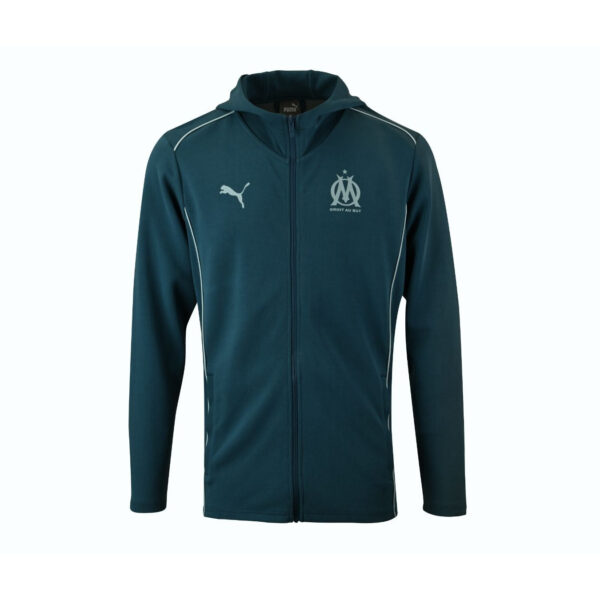 Veste à Capuche OM Casuals Junior 2024/25 Bleu - Image 4