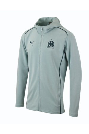 Veste à Capuche OM Casuals Junior 2024/25 Bleu Ciel