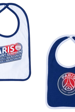 Bavoir Bébé Paris Saint-Germain Core Crest Blanc/Bleu 2023-24 ( PSG )