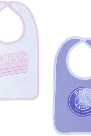 Bavoir Bébé Paris Saint-Germain Core Crest Violet/Blanc 2023-24 ( PSG )