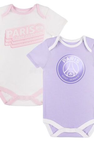 Ensemble Body Paris Saint-Germain Core Crest / Lot de 2 Violet/Blanc 2023-24 ( PSG )